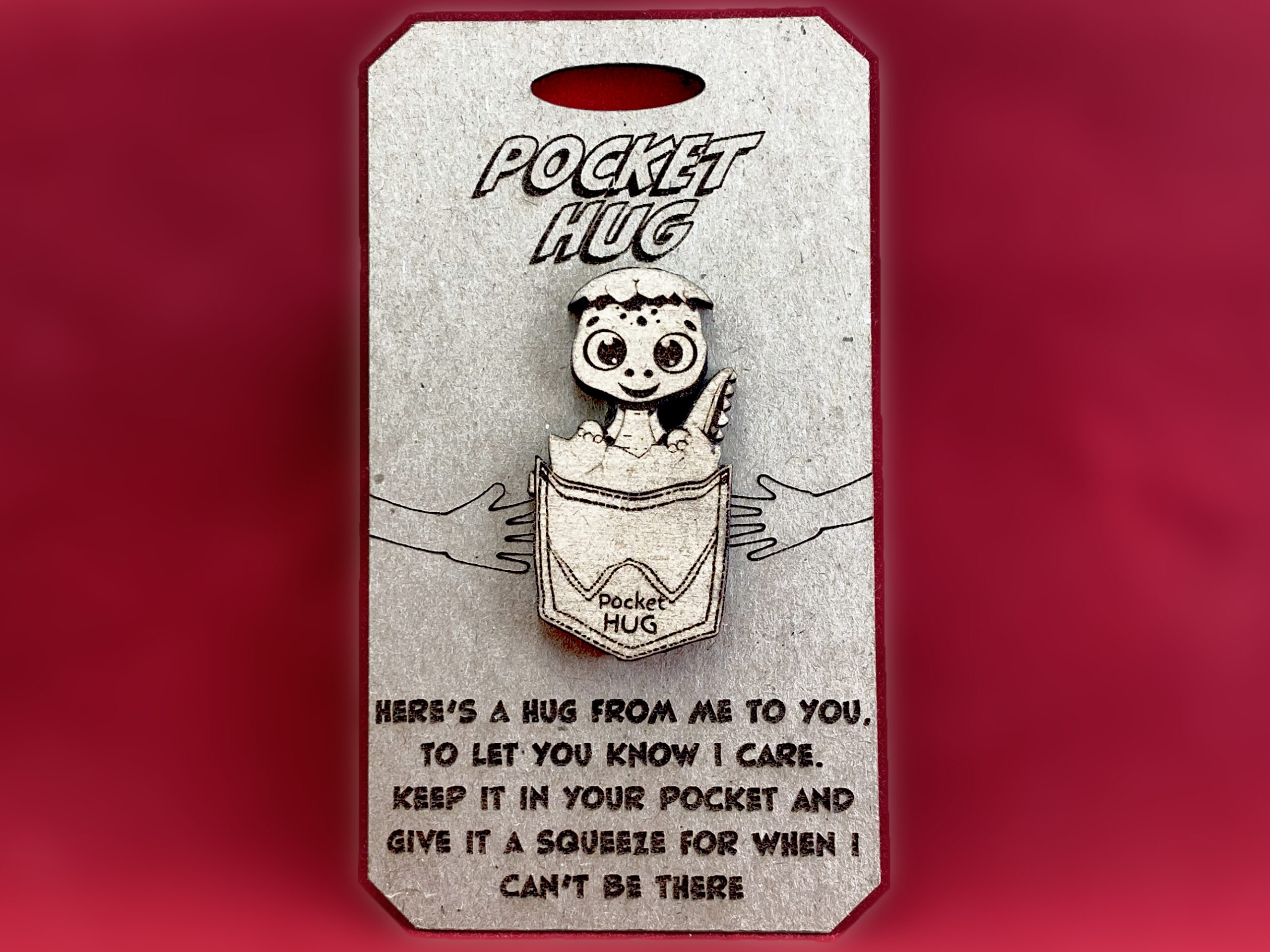 The Original Little Pocket Hug – Porky Penguin