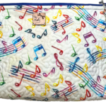 Colorful Music 5x8 Zipper Pouch