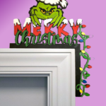 Grinch Christmas Door Decoration