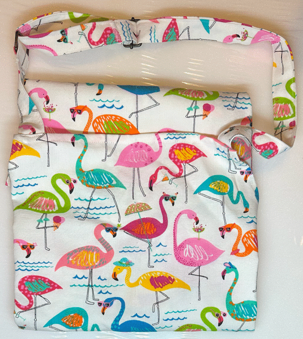 Colorful Flamingos 02 Apron