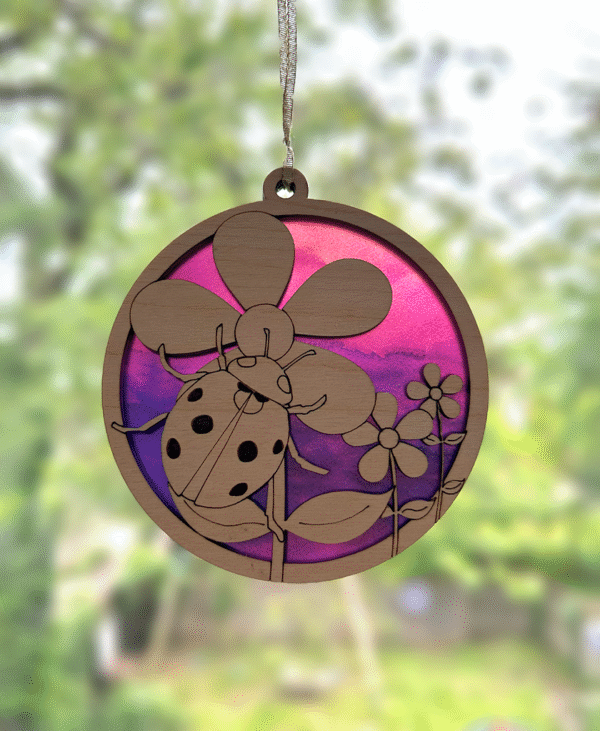 Ladybug 01 Sun Catcher