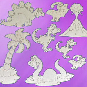 Dinosaur Coloring Kit