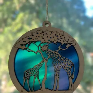 Giraffes 02 Sun Catcher