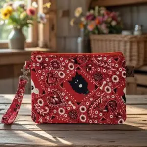 Dog - Kerchief 5x7 Zipper Pouch