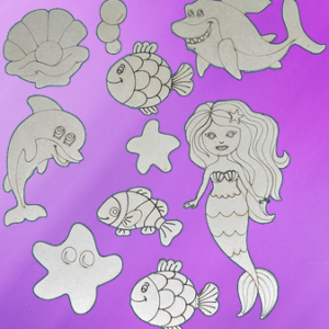 Mermaid Coloring Kit