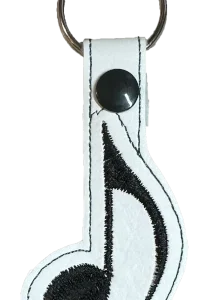 Music Note Key Fob