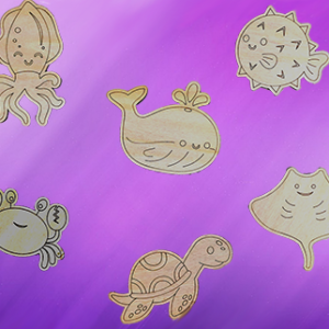 Sea Animals Coloring Kit