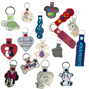 Vinyl Key Fobs