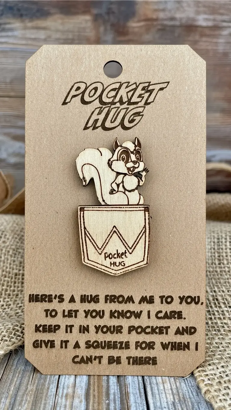 Squirrel Pocket Hug