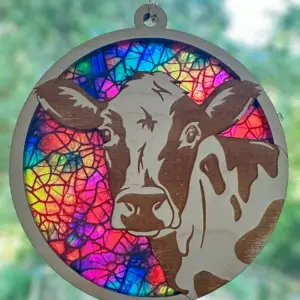 Cow Sun Catcher 01