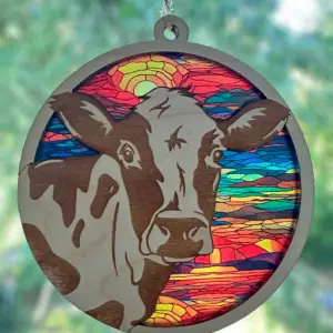 Cow Sun Catcher 02